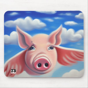 Mousepad Quando os suínos voam