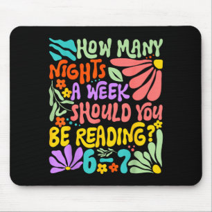Mousepad Quantas Noites Por Semana Você Deve Ler 67 Me