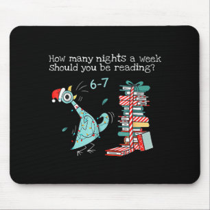 Mousepad Quantas Noites Por Semana Você Deve Ler 6-7 T