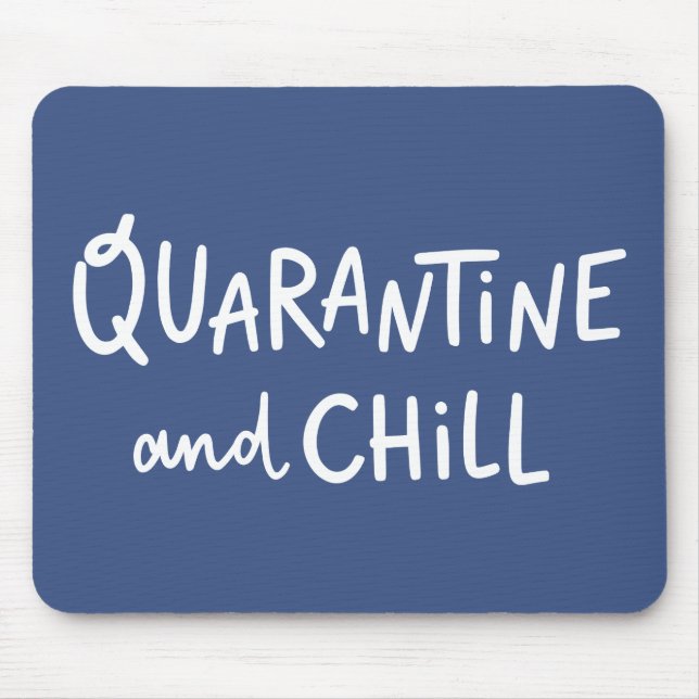 Mousepad Quarentena e refrigeração (Frente)