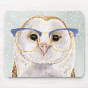 Mousepad Quarto de Olhos Coruja