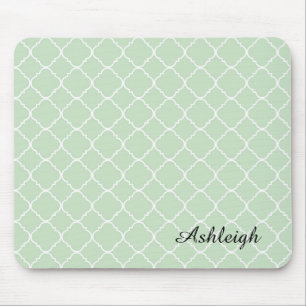 Mousepad Quatrefoil Branco