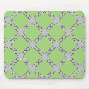 Mousepad Quatrefoil Verde