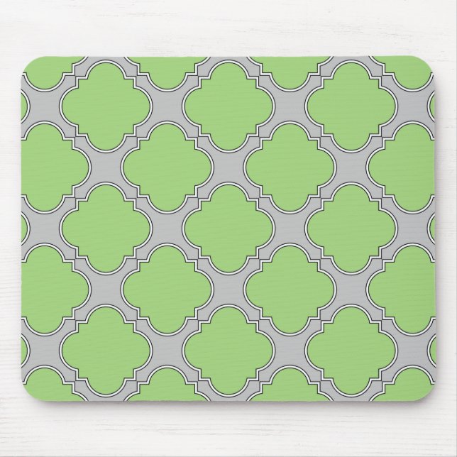 Mousepad Quatrefoil Verde (Frente)