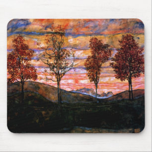 Mousepad Quatro árvores por Egon Schiele