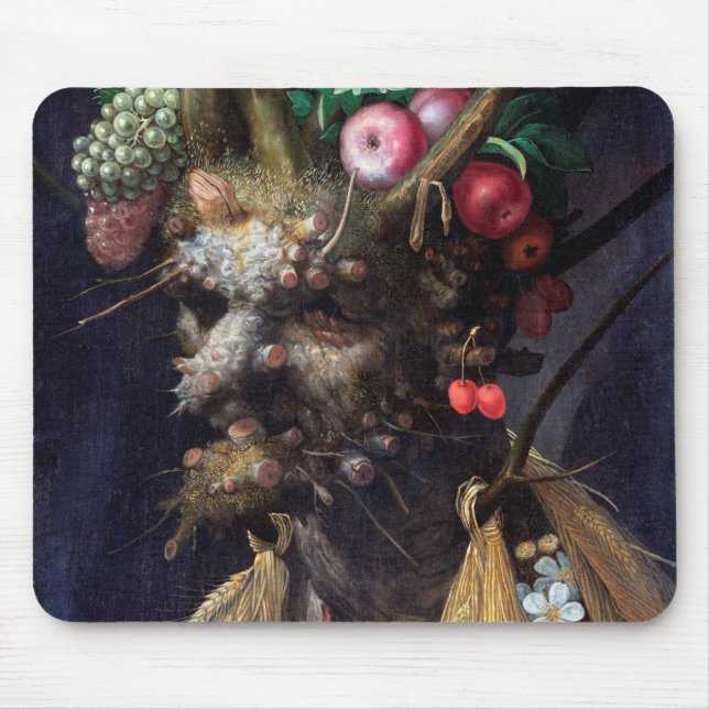 Mousepad Quatro Assentos em Uma Cabeça, Arcimboldo (Frente)