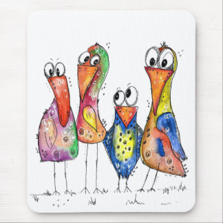 Mousepad Quatro Aves Células E Quentes