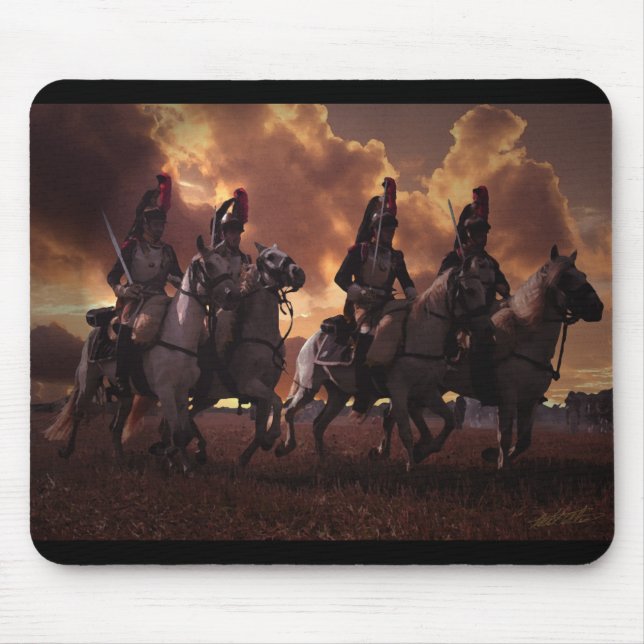 Mousepad Quatro Cuirassiers franceses (Frente)