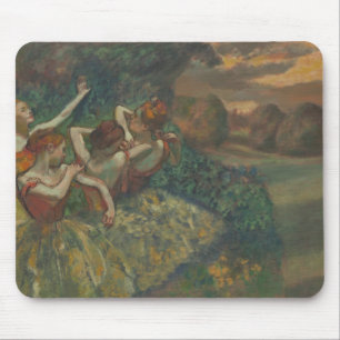 Mousepad Quatro Dançarinos de Edgar Degas, Balé de Belas Ar