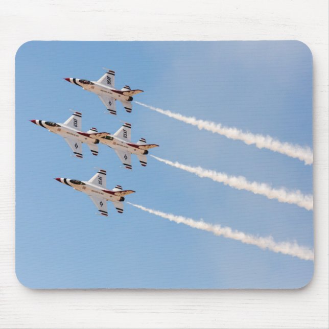 Mousepad Quatro F-16 Thunderbirds voam em formação cerrada (Frente)