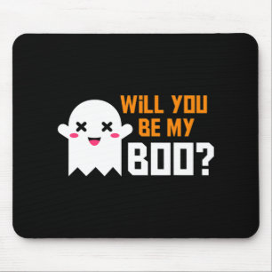 Mousepad Que Bonito Você Será Meu Fantasma De Boo Halloween