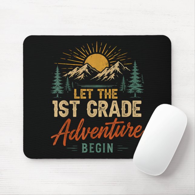 Mousepad Que Comece a Aventura da 1ª Série (Com mouse)