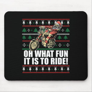 Mousepad Que Divertido É Viajar O Pai Natal Feio