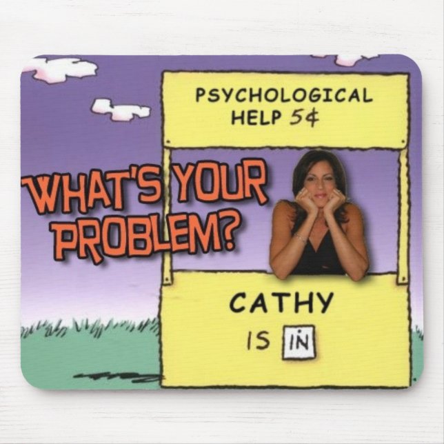 Mousepad "Que é SEU problema? "tapete do rato (Frente)
