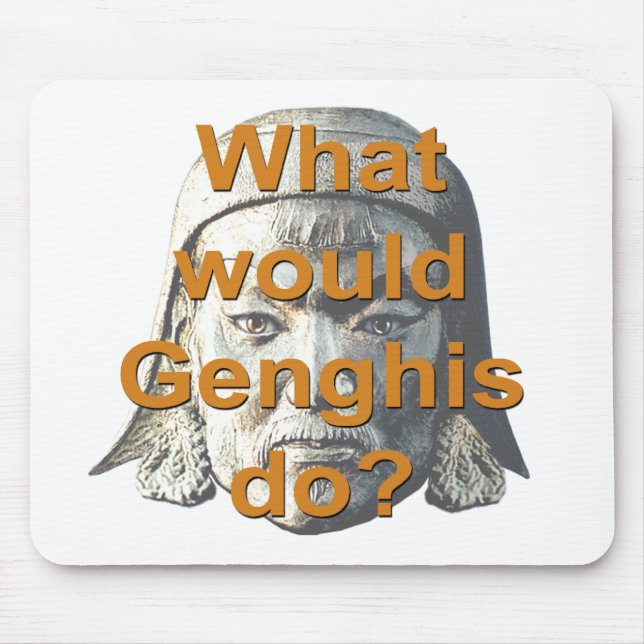 Mousepad Que Genghis faria? (Frente)