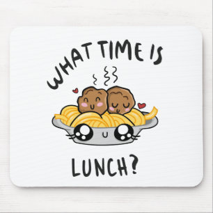 Mousepad Que Hora É O Almoço
