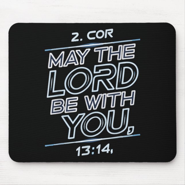 Mousepad Que O Senhor Esteja Contigo  (Frente)