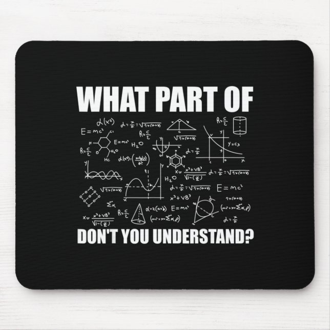 Mousepad Que Parte Você Não Entende  (Frente)