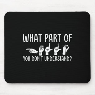 Mousepad Que Parte Você Não Entende Professor De Design O