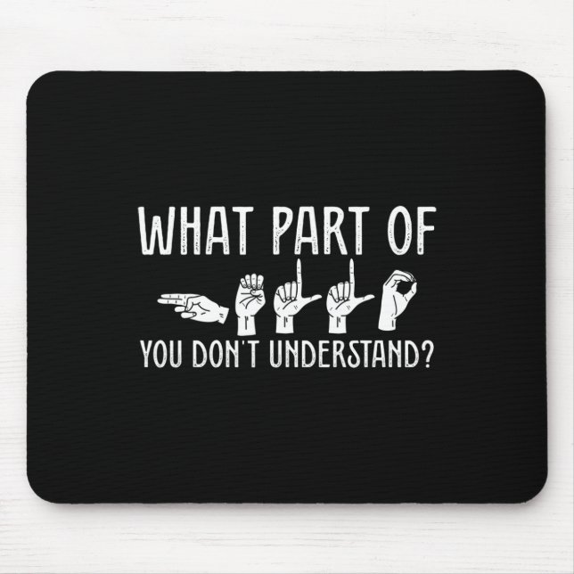 Mousepad Que Parte Você Não Entende Professor De Design O (Frente)