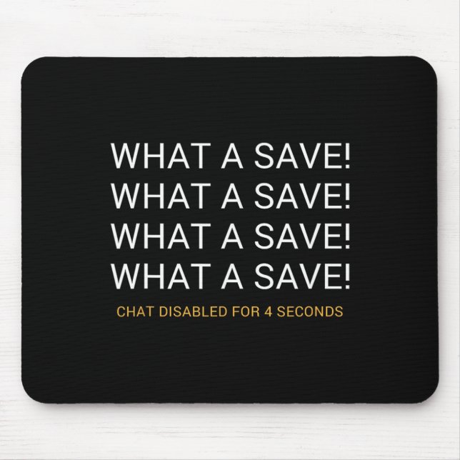 Mousepad Que Salve Chat Desabilitado Jogo de Futebol de Fog (Frente)