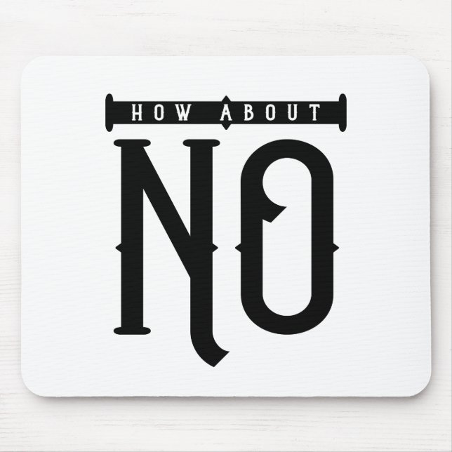 Mousepad Que Tal Nenhuma Tipografia (Frente)