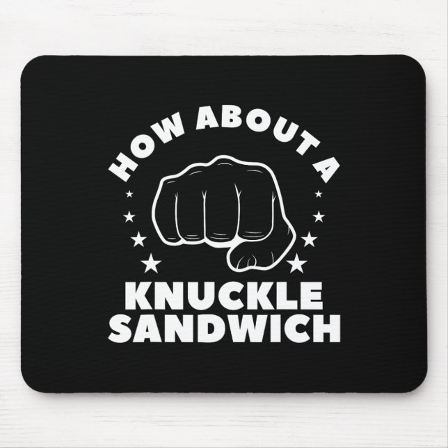 Mousepad Que Tal Um Bloco De Boxer Para Sanduíche 2? (Frente)