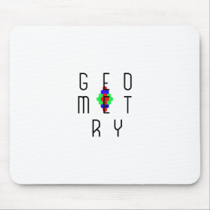 Mousepad Quebra-cabeça de Arte de Ilusões Ópticas Geométric