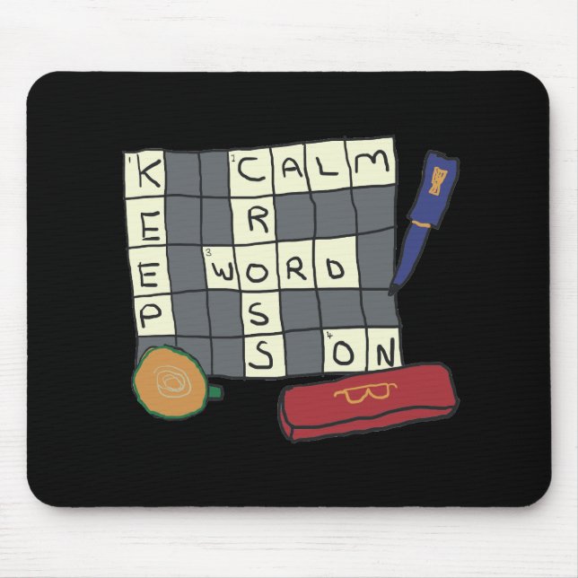 Mousepad Quebra-cabeça de espadas cruzadas (Frente)
