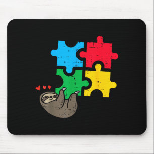 Mousepad Quebra-cabeça de Preguiça Pendurado Roupas Conscie
