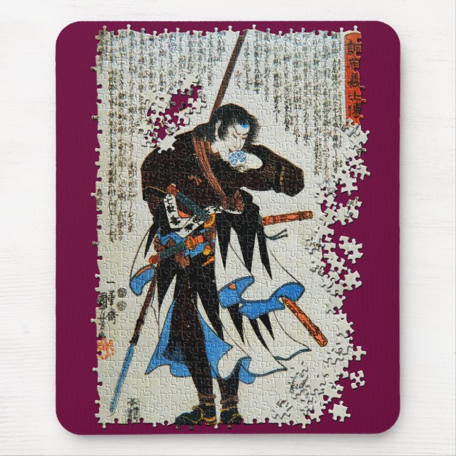 Mousepad Quebra-cabeça Yato Yomoshichi Norikane do ronin de (Frente)
