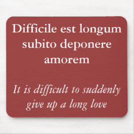 Mousepad Quebra - citação de Catullus