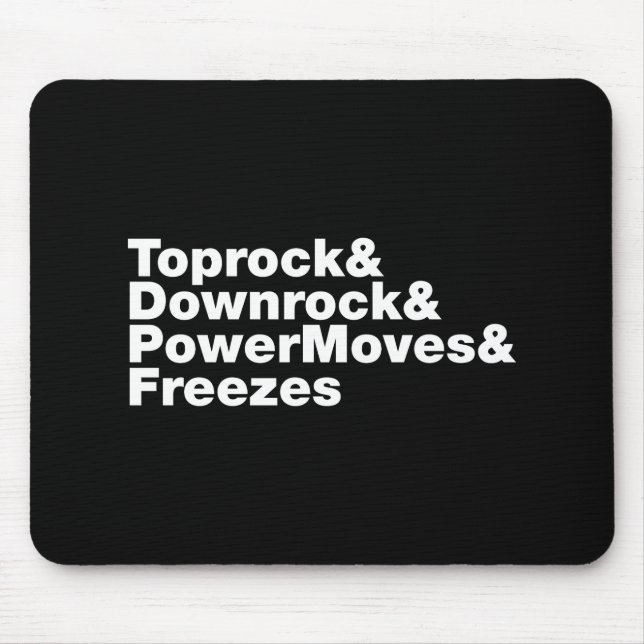 Mousepad Quebrando Movimentos (Breakdancing) (Frente)