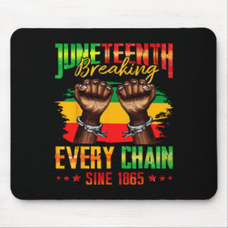 Mousepad Quebrando Todas as Correntes Desde 1865 Juneteenth