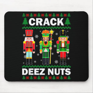 Mousepad Quebre Essas Nozes Natal Divertido 