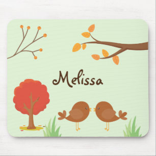 Mousepad Queda Atraso em Animais da Floresta