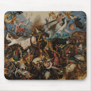 Mousepad Queda dos anjos rebelde por Pieter Bruegel