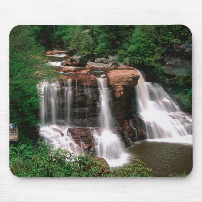 Mousepad Quedas de Blackwater, Virgínia Ocidental, cênico, (Frente)