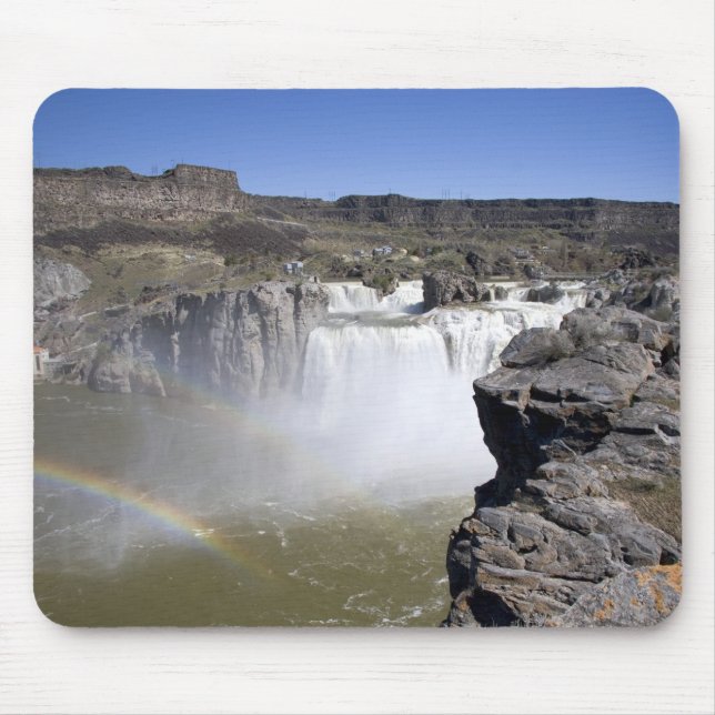 Mousepad Quedas de Shoshone no rio Snake em Twin Falls, (Frente)