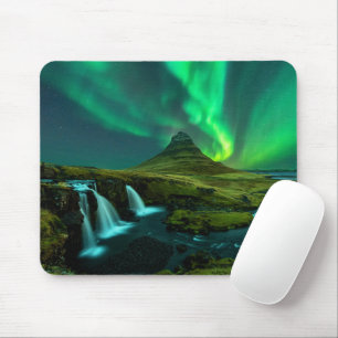Mousepad Quedas Kirkjufellfoss Waterfall, Islândia