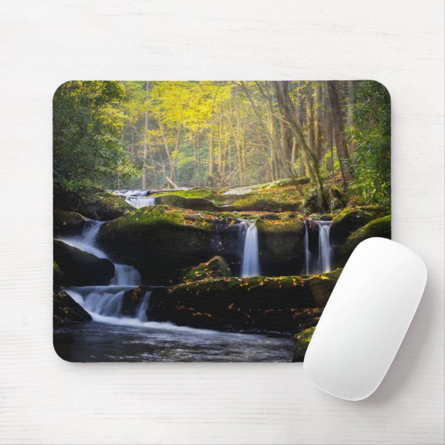 Mousepad Quedas | Parque Nacional de Montanha Excelente (Com mouse)