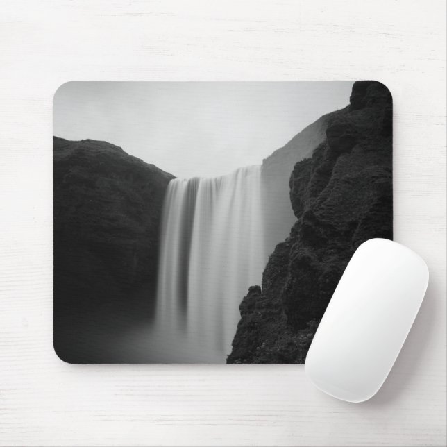 Mousepad Quedas | SkogafosWaterfall, Islândia (Com mouse)