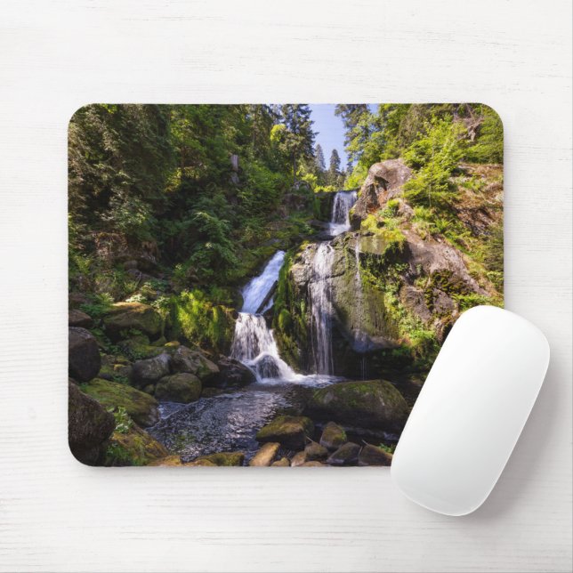 Mousepad Quedas | Triberger Wasserfälle, Alemanha (Com mouse)