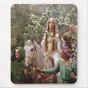 Mousepad Queen Guinevere's Maying c. 1900, por John Collier