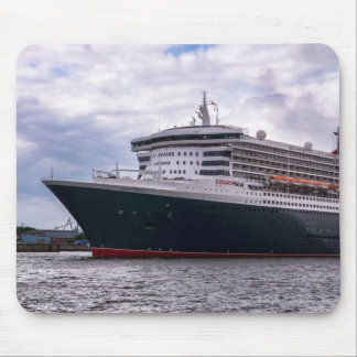 Mousepad Queen Mary im Hafeneinlauf