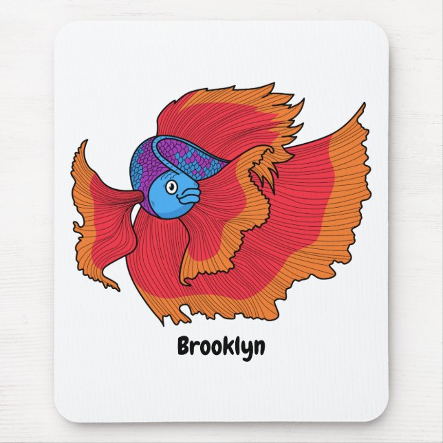Mousepad Queijo de caça aos peixes (Frente)