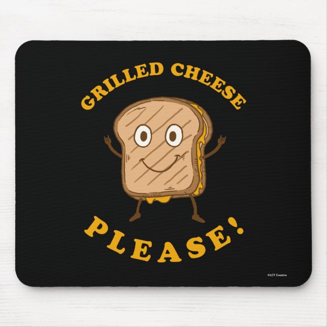 Mousepad Queijo grelhado, por favor (Frente)