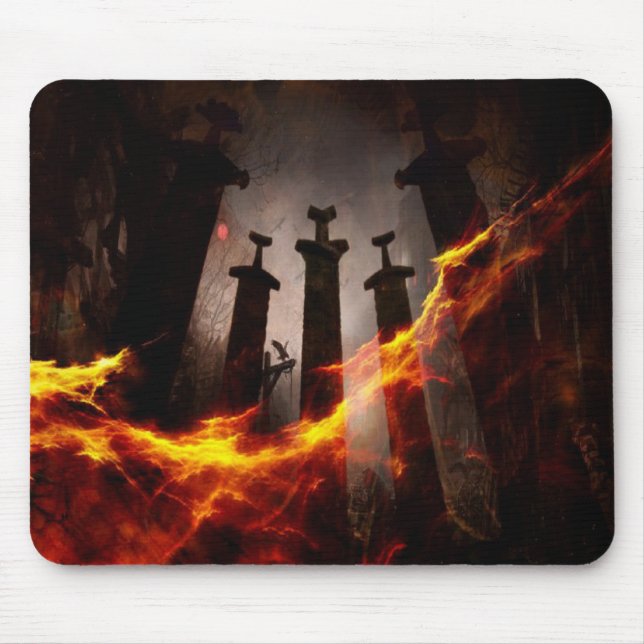 Mousepad Queimado à terra (Frente)
