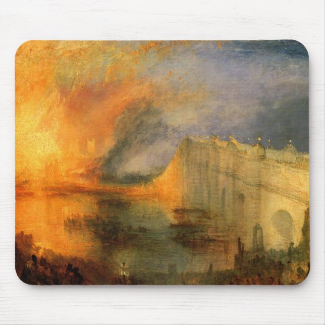 Mousepad Queimamento Das Casas Do Parlamento (Frente)
