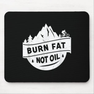 Mousepad Queime Gordura Não Petróleo Bicicleta Mountain Bik